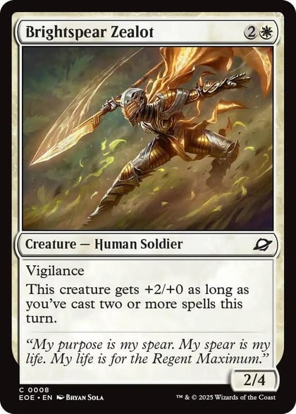 Brightspear Zealot, Edge of Eternities 8
