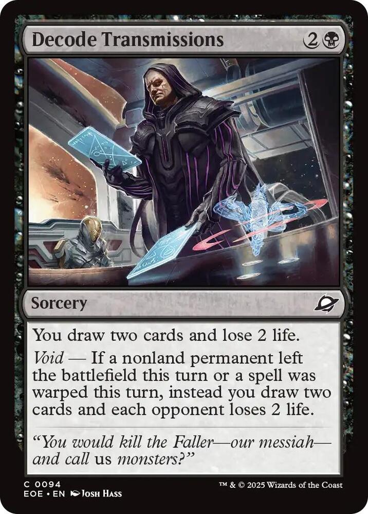 Decode Transmissions, Edge of Eternities 94