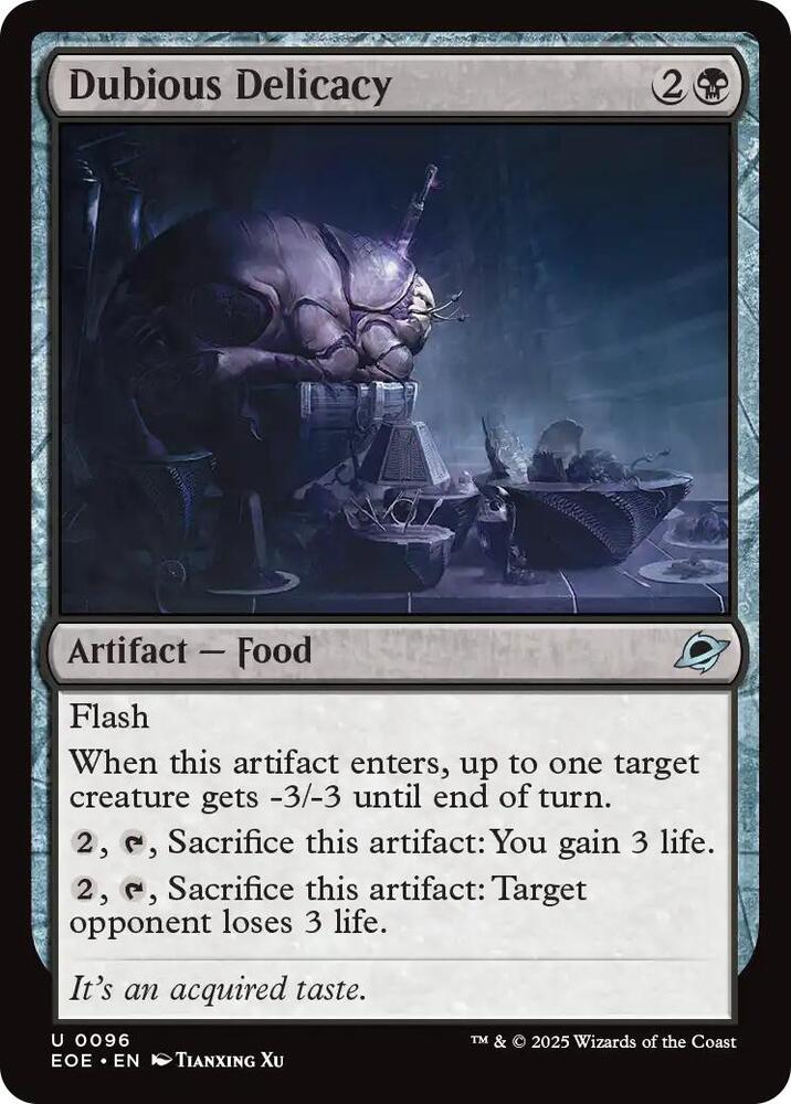 Dubious Delicacy, Edge of Eternities 96