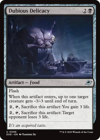 Dubious Delicacy, Edge of Eternities 96