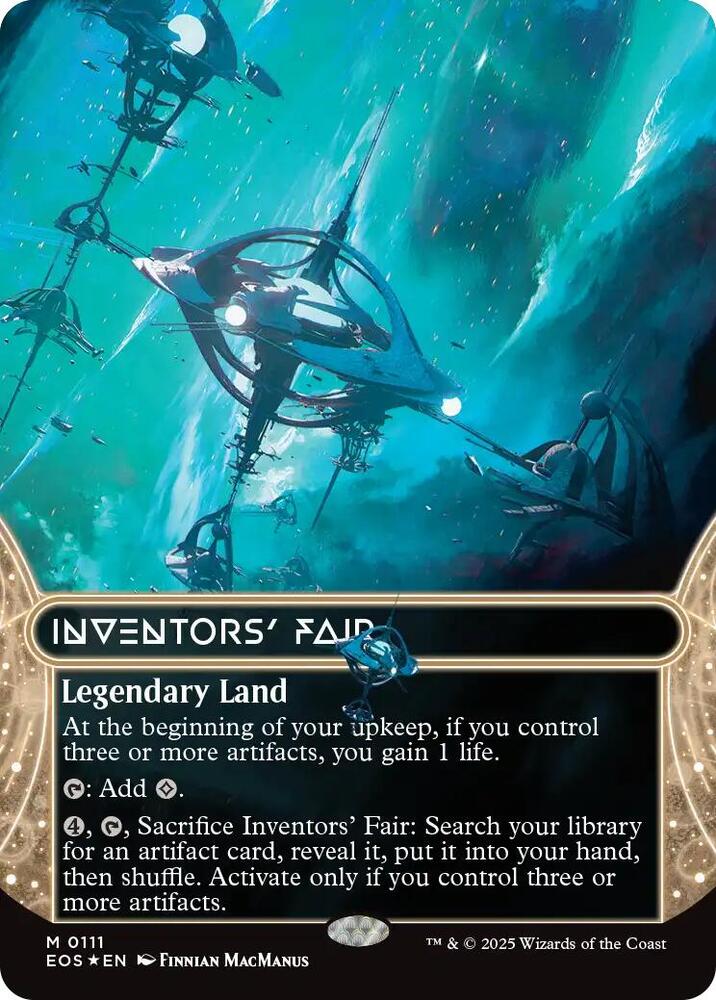 Inventors' Fair (0111) (Borderless) (Galaxy Foil), Edge of Eternities: Stellar Sights 111