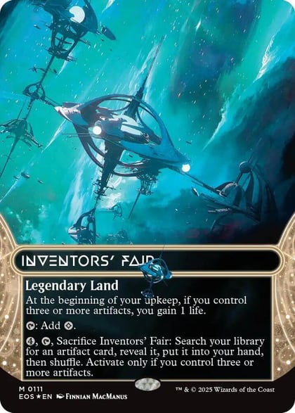 Inventors' Fair (0111) (Borderless) (Galaxy Foil), Edge of Eternities: Stellar Sights 111