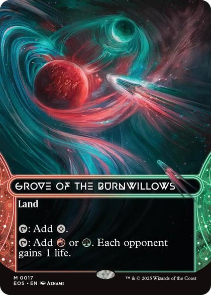 Grove of the Burnwillows (0017) (Borderless), Edge of Eternities: Stellar Sights 17