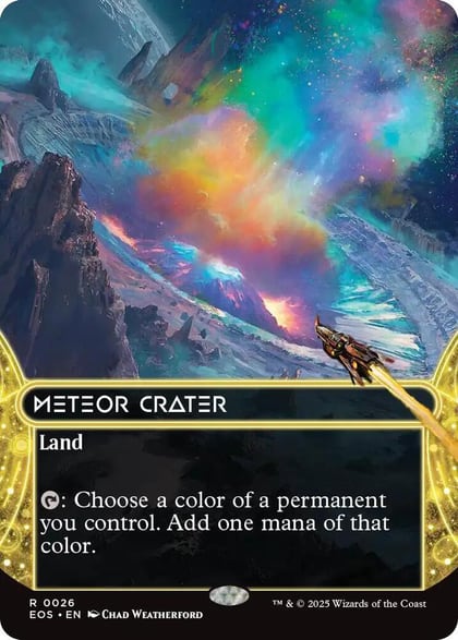 Meteor Crater (0026) (Borderless), Edge of Eternities: Stellar Sights 26