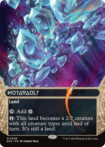 Mutavault (0028) (Borderless), Edge of Eternities: Stellar Sights 28