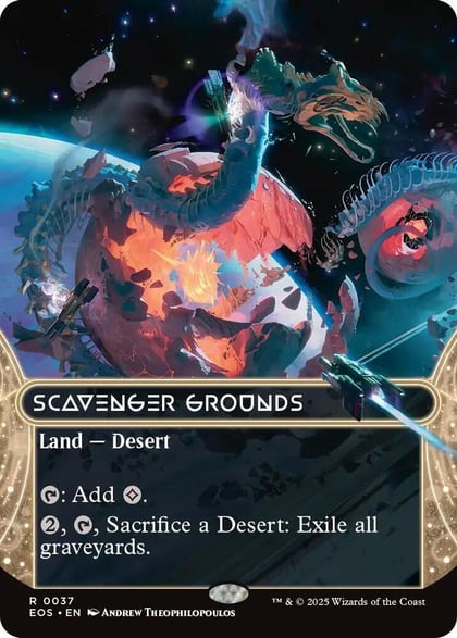 Scavenger Grounds (0037) (Borderless), Edge of Eternities: Stellar Sights 37