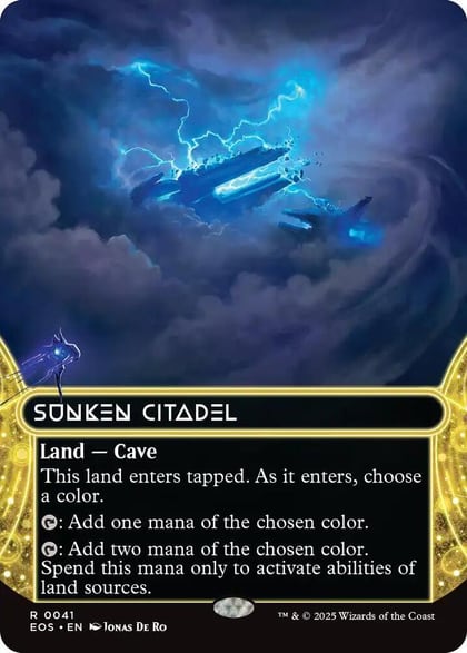 Sunken Citadel (0041) (Borderless), Edge of Eternities: Stellar Sights 41