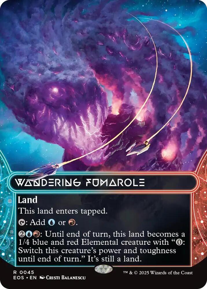 Wandering Fumarole (0045) (Borderless), Edge of Eternities: Stellar Sights 45