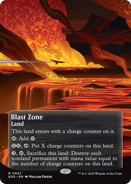 Blast Zone (0047) (Borderless), Edge of Eternities: Stellar Sights 47
