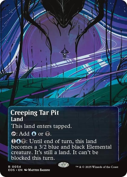 Creeping Tar Pit (0054) (Borderless), Edge of Eternities: Stellar Sights 54