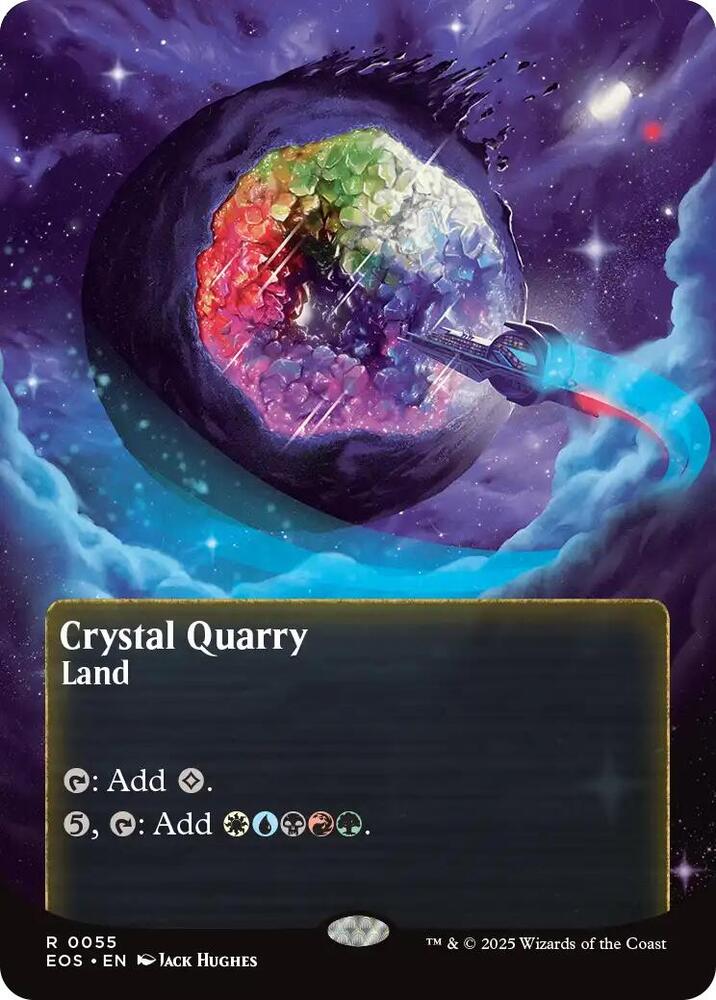 Crystal Quarry (0055) (Borderless), Edge of Eternities: Stellar Sights 55