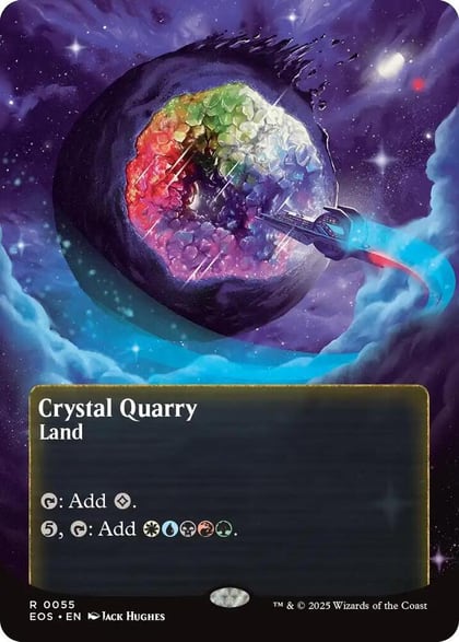 Crystal Quarry (0055) (Borderless), Edge of Eternities: Stellar Sights 55