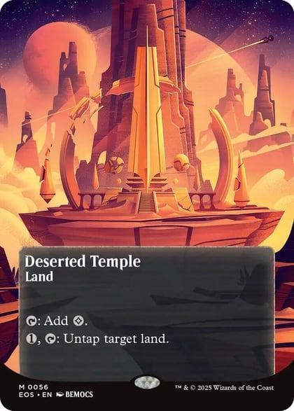 Deserted Temple (0056) (Borderless), Edge of Eternities: Stellar Sights 56