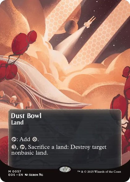 Dust Bowl (0057) (Borderless), Edge of Eternities: Stellar Sights 57