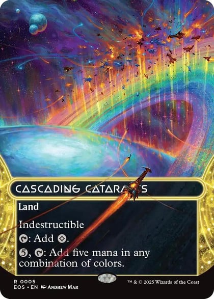 Cascading Cataracts (0005) (Borderless), Edge of Eternities: Stellar Sights 5
