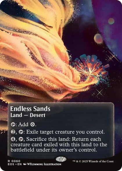 Endless Sands (0060) (Borderless), Edge of Eternities: Stellar Sights 60