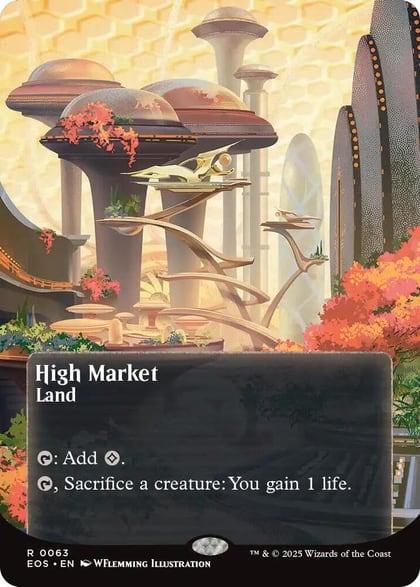 High Market (0063) (Borderless), Edge of Eternities: Stellar Sights 63