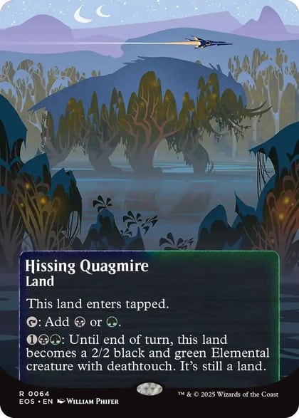 Hissing Quagmire (0064) (Borderless), Edge of Eternities: Stellar Sights 64
