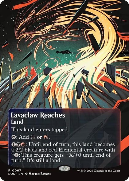 Lavaclaw Reaches (0067) (Borderless), Edge of Eternities: Stellar Sights 67