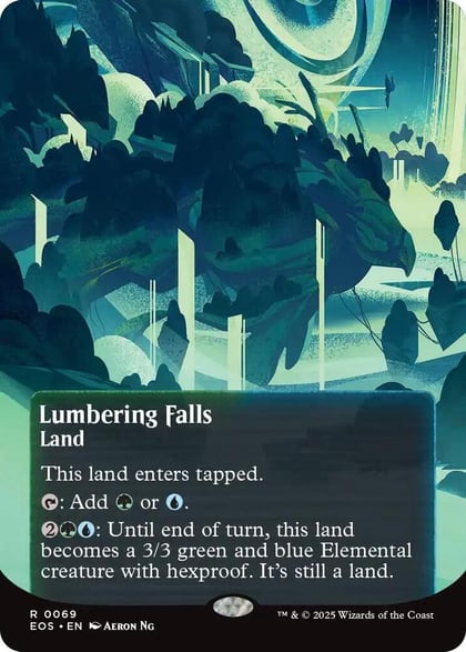 Lumbering Falls (0069) (Borderless), Edge of Eternities: Stellar Sights 69