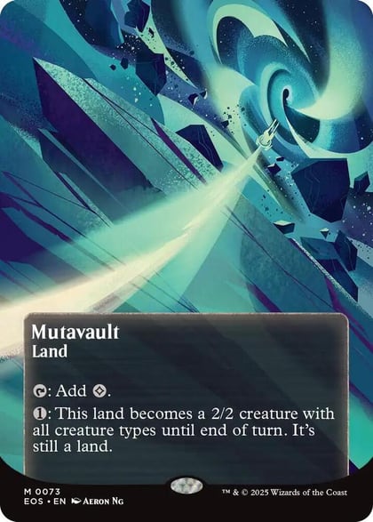 Mutavault (0073) (Borderless), Edge of Eternities: Stellar Sights 73