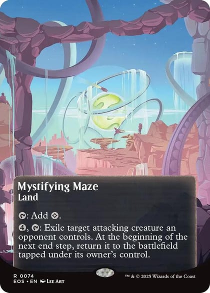 Mystifying Maze (0074) (Borderless), Edge of Eternities: Stellar Sights 74