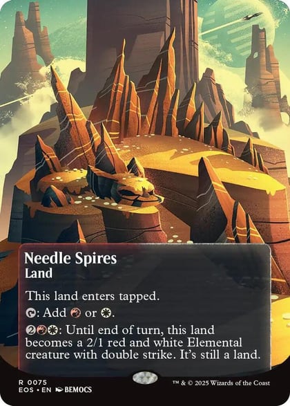 Needle Spires (0075) (Borderless), Edge of Eternities: Stellar Sights 75