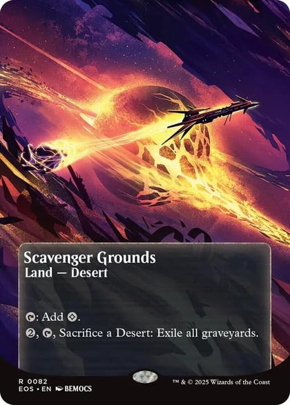 Scavenger Grounds (0082) (Borderless), Edge of Eternities: Stellar Sights 82