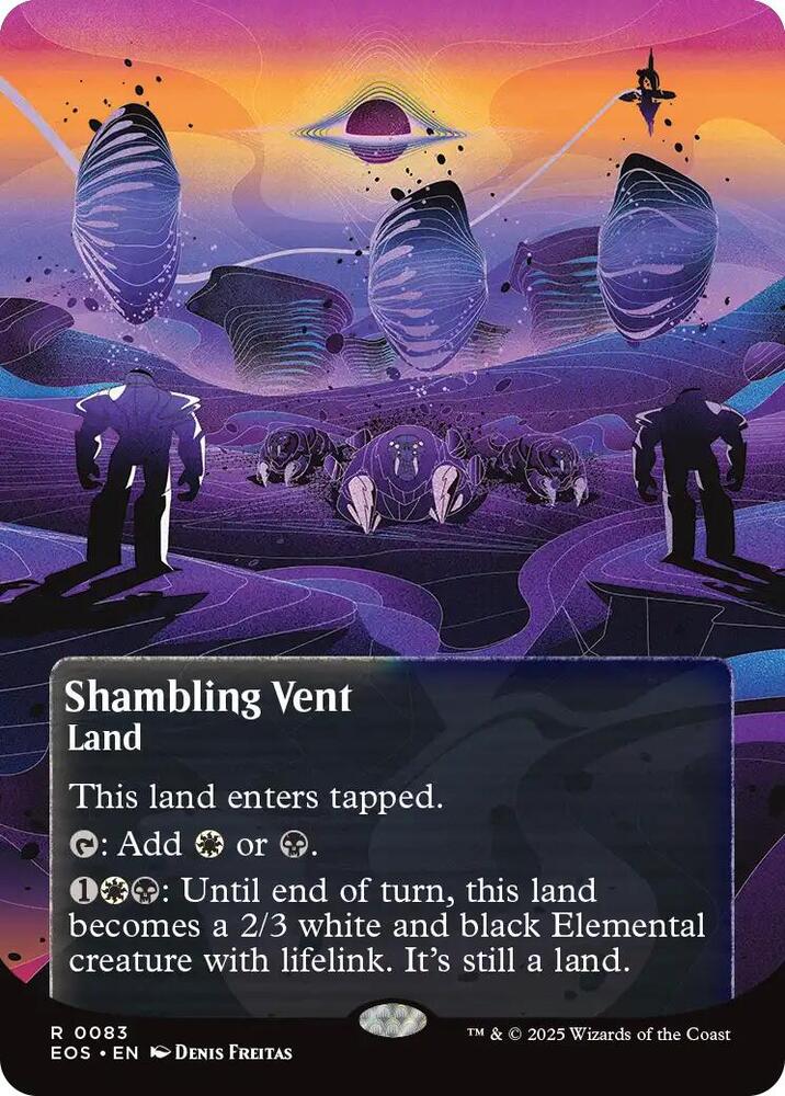 Shambling Vent (0083) (Borderless), Edge of Eternities: Stellar Sights 83