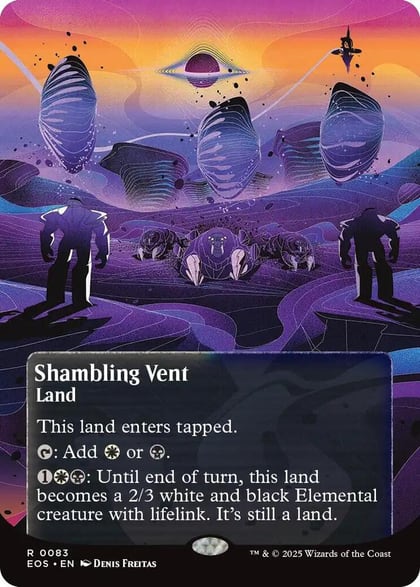 Shambling Vent (0083) (Borderless), Edge of Eternities: Stellar Sights 83