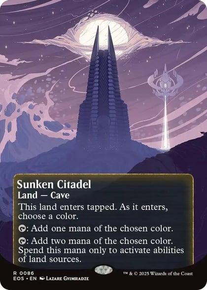 Sunken Citadel (0086) (Borderless), Edge of Eternities: Stellar Sights 86