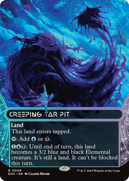 Creeping Tar Pit (0009) (Borderless), Edge of Eternities: Stellar Sights 9