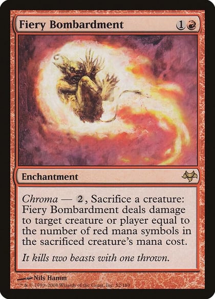 Fiery Bombardment, Eventide 52