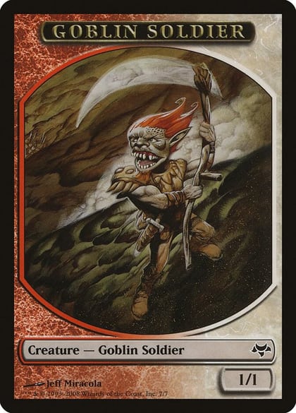 Goblin Soldier Token, Eventide 7