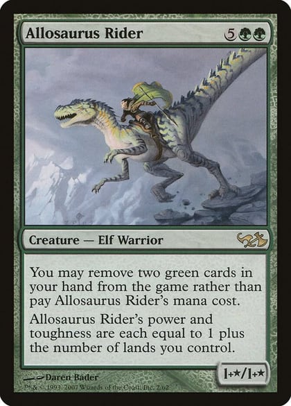 Allosaurus Rider, Duel Decks: Elves vs. Goblins 2