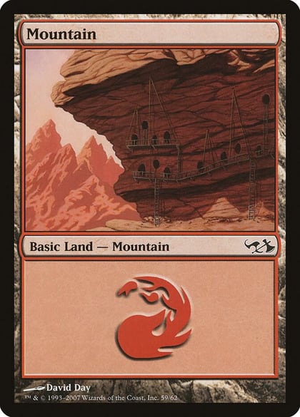 Mountain (59), Duel Decks: Elves vs. Goblins 59