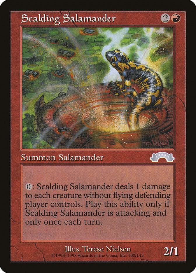 Scalding Salamander, Exodus 100