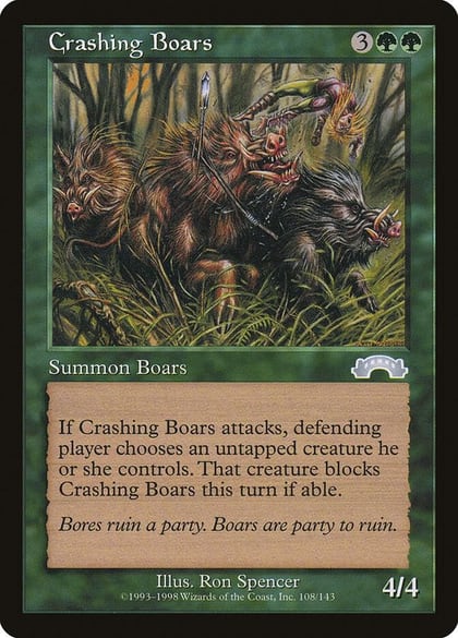 Crashing Boars, Exodus 108
