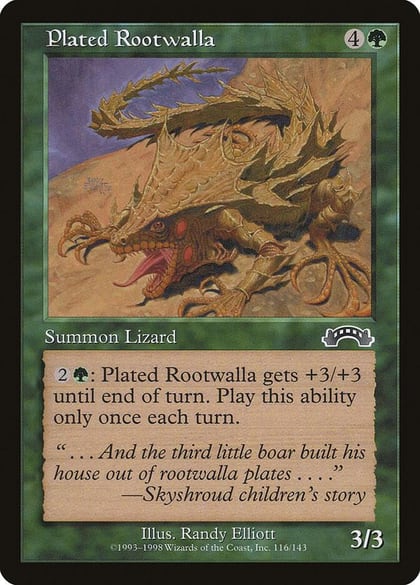 Plated Rootwalla, Exodus 116