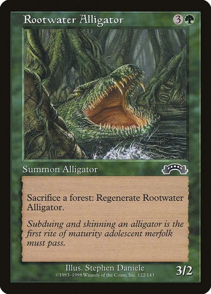 Rootwater Alligator, Exodus 122