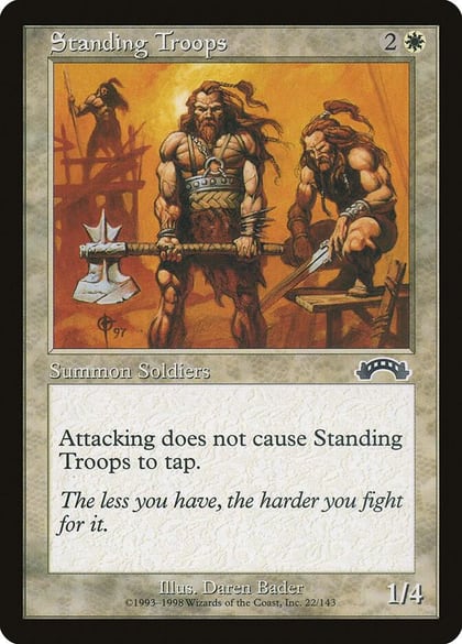 Standing Troops, Exodus 22