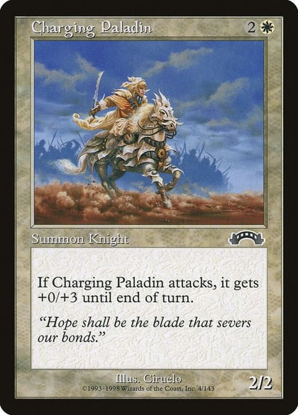Charging Paladin, Exodus 4
