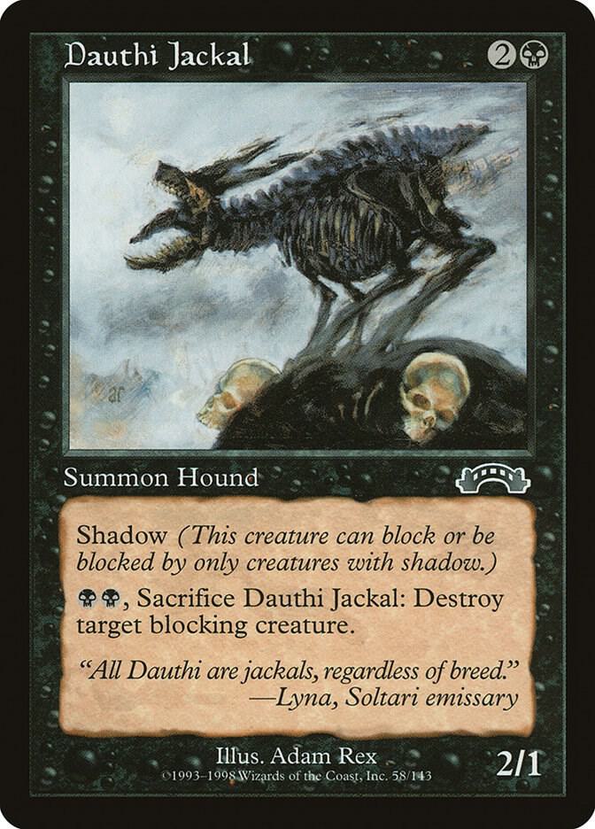 Dauthi Jackal, Exodus 58