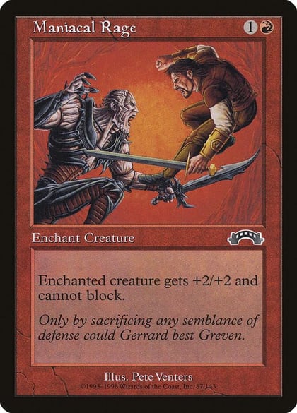 Maniacal Rage, Exodus 87