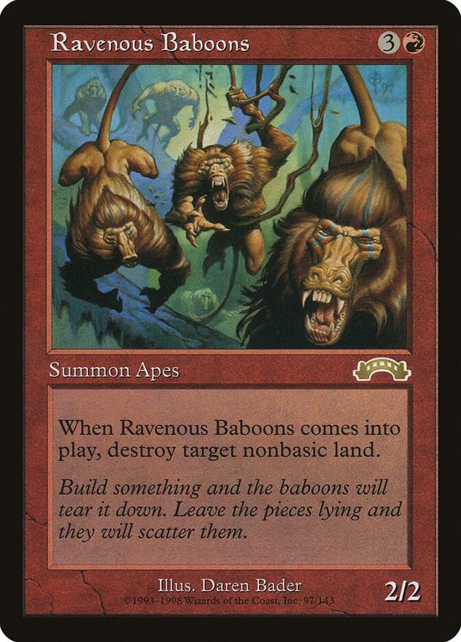 Ravenous Baboons, Exodus 97