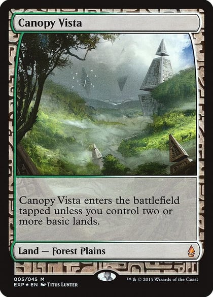 Canopy Vista, Zendikar Expeditions 5