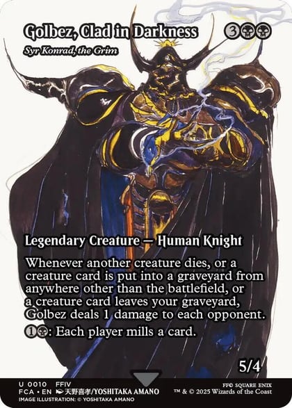 Golbez, Clad in Darkness - Syr Konrad, the Grim (Showcase), FINAL FANTASY: Through the Ages 10