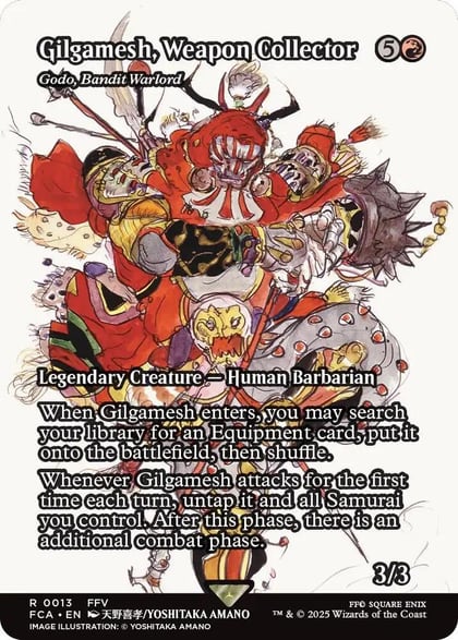 Gilgamesh, Weapon Collector - Godo, Bandit Warlord (Showcase), FINAL FANTASY: Through the Ages 13