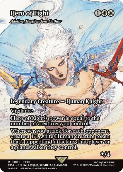 Hero of Light - Adeline, Resplendent Cathar (Showcase), FINAL FANTASY: Through the Ages 1