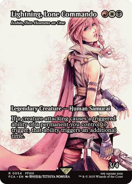 Lightning, Lone Commando - Isshin, Two Heavens as One (Showcase), FINAL FANTASY: Through the Ages 54